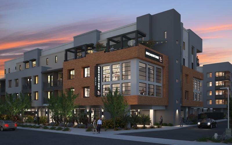 Market & Main exterior rendering