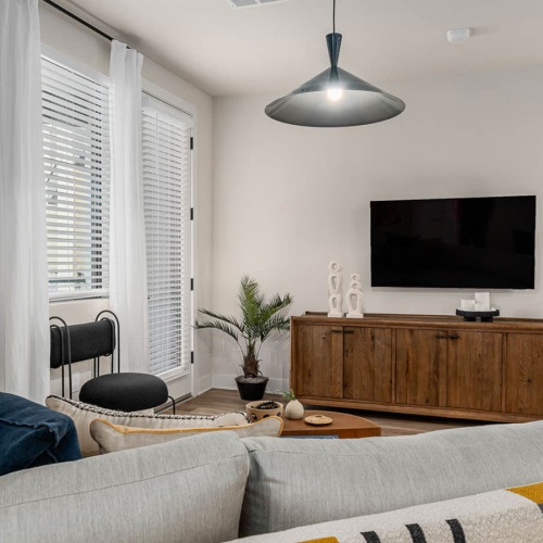 access to private balcony in living room